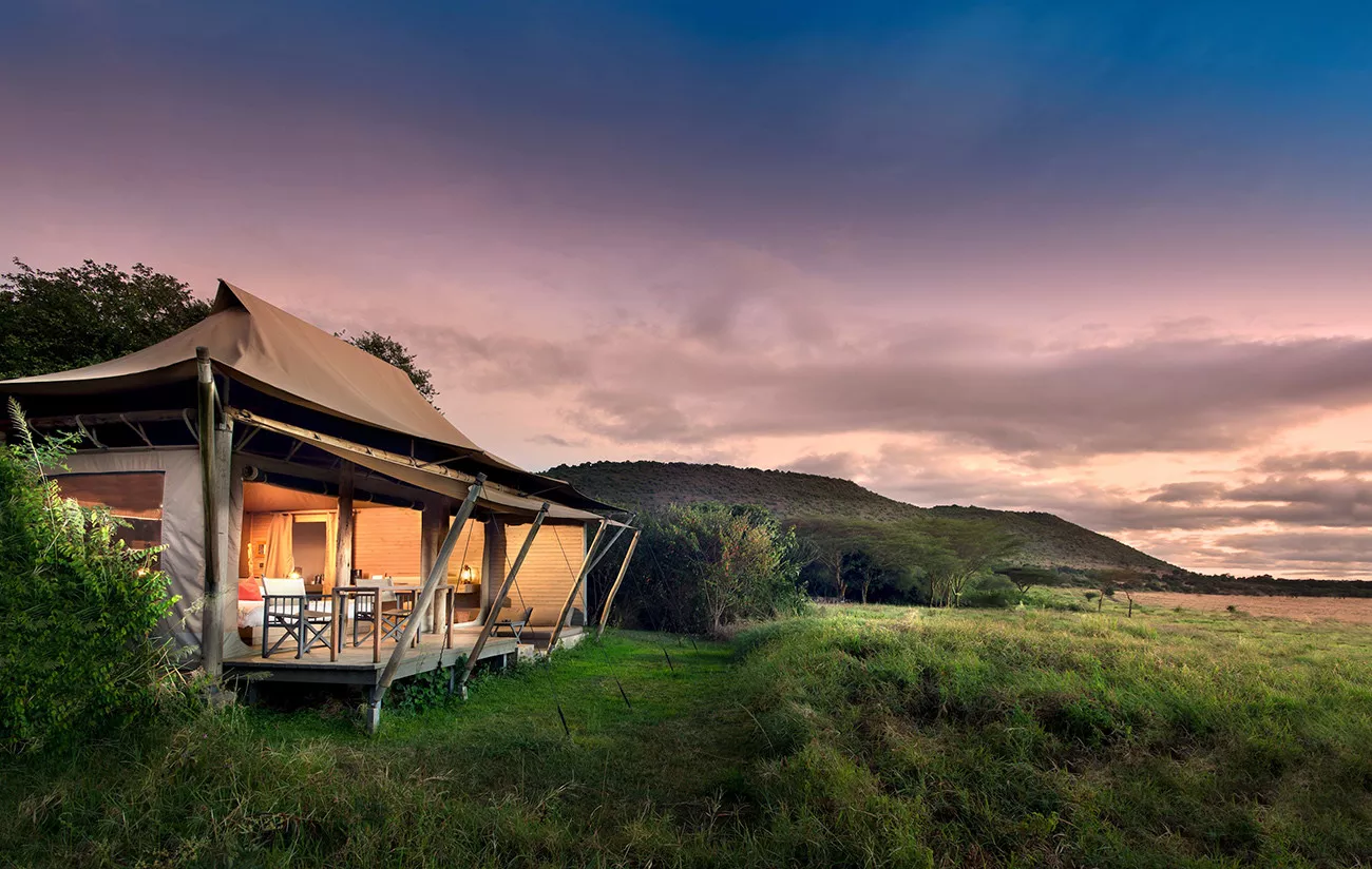 Aventura no Quênia ao Pôr do Sol em Solio Lodge